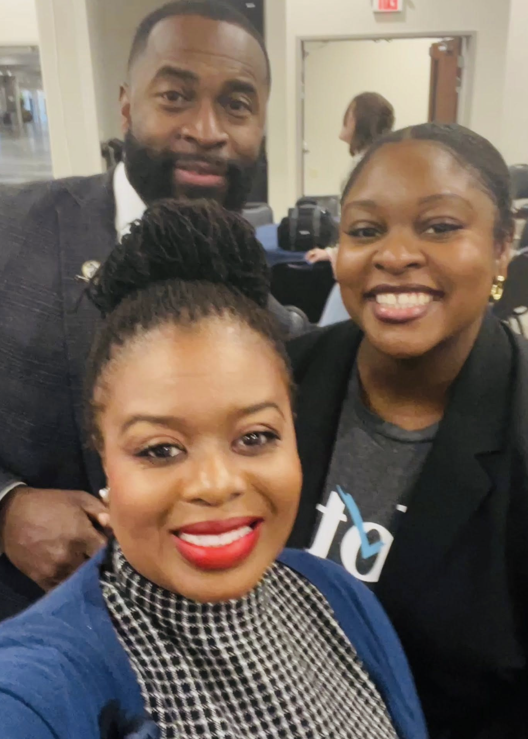 Erica Mitchell attending a community event with Democratic leaders, photo 6