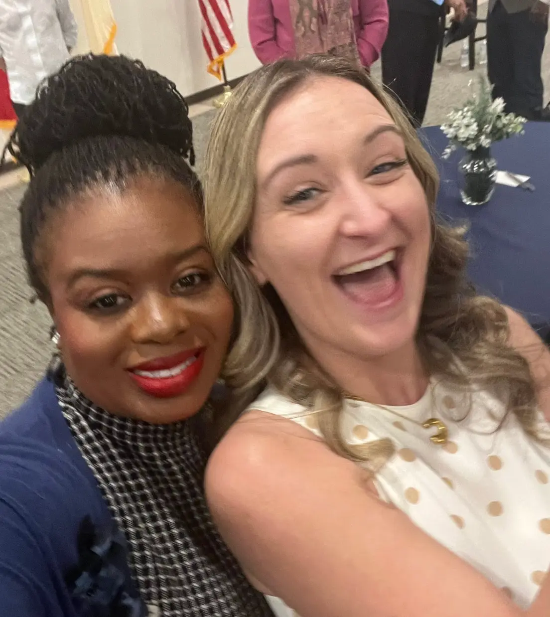 Erica Mitchell attending a community event with Democratic leaders, photo 5